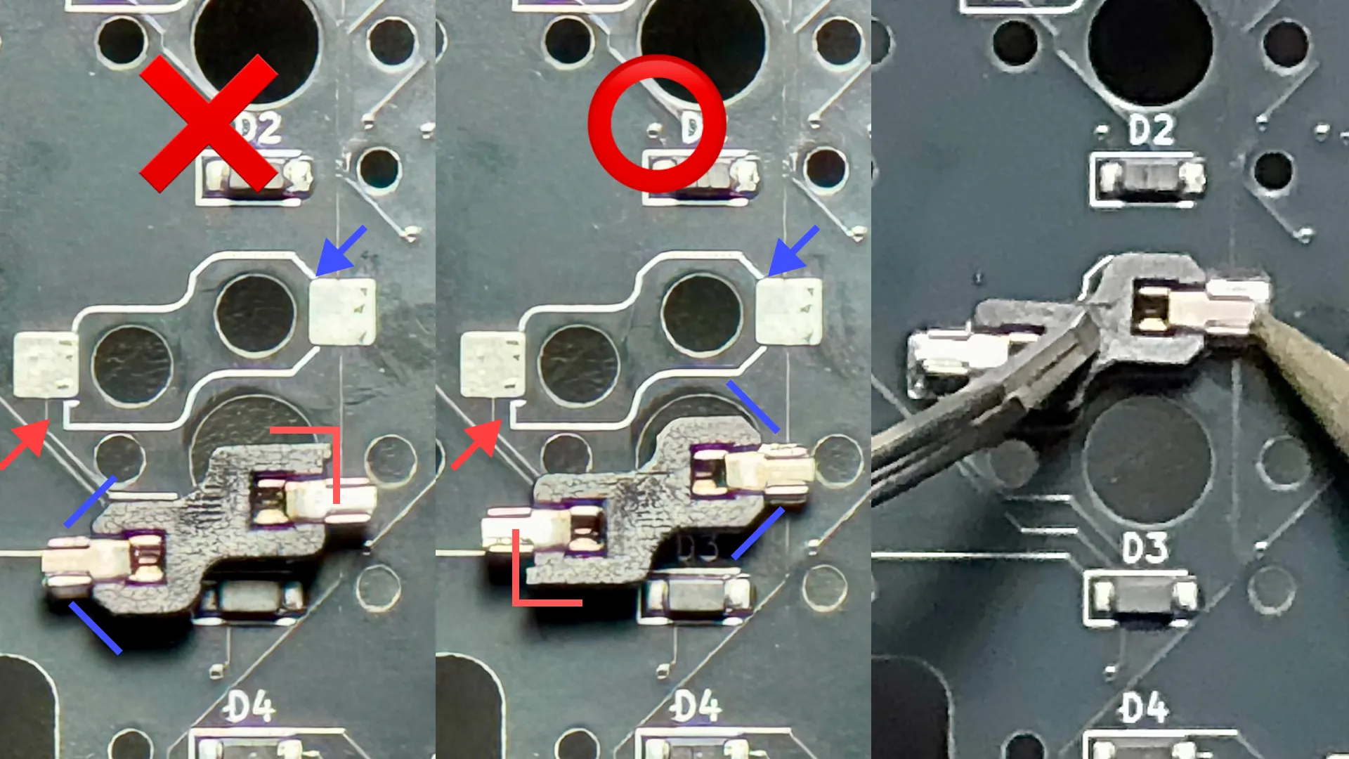 キーソケットのはんだ付け